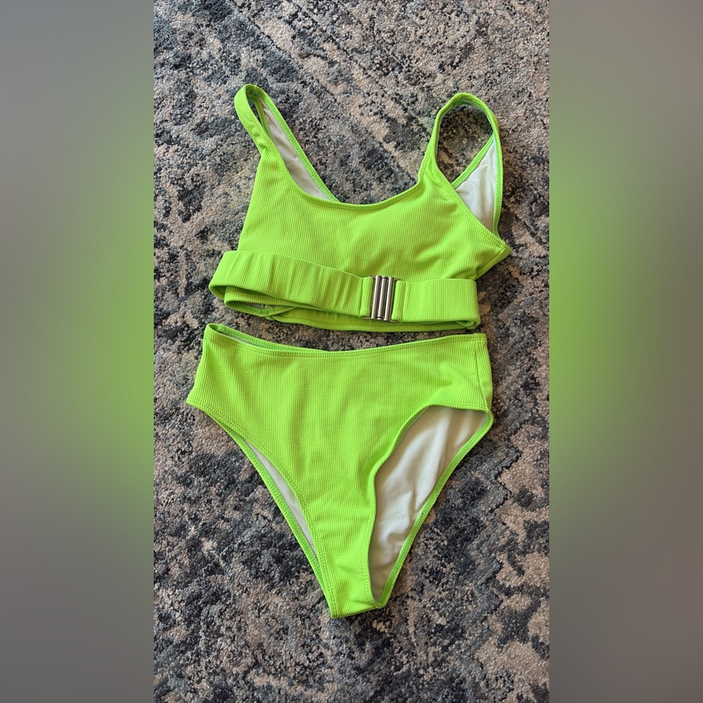 SHEIN Neon Green Bikini Set